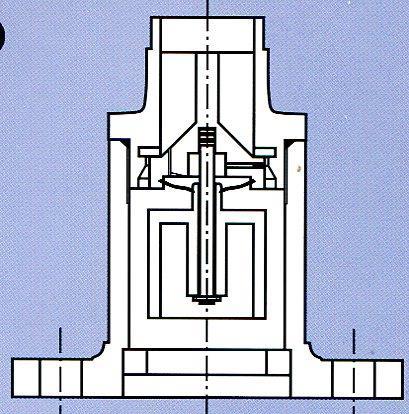 The floater remains at this position while there is pressure in the pipeline. During automatic function of the air valve, the air bubbles which appear in the pipe are released to the air.