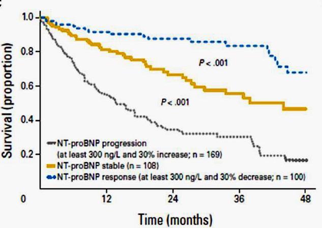 NT-pro BNP 300 & 30% NT-pro BNP σταθερό NT-pro