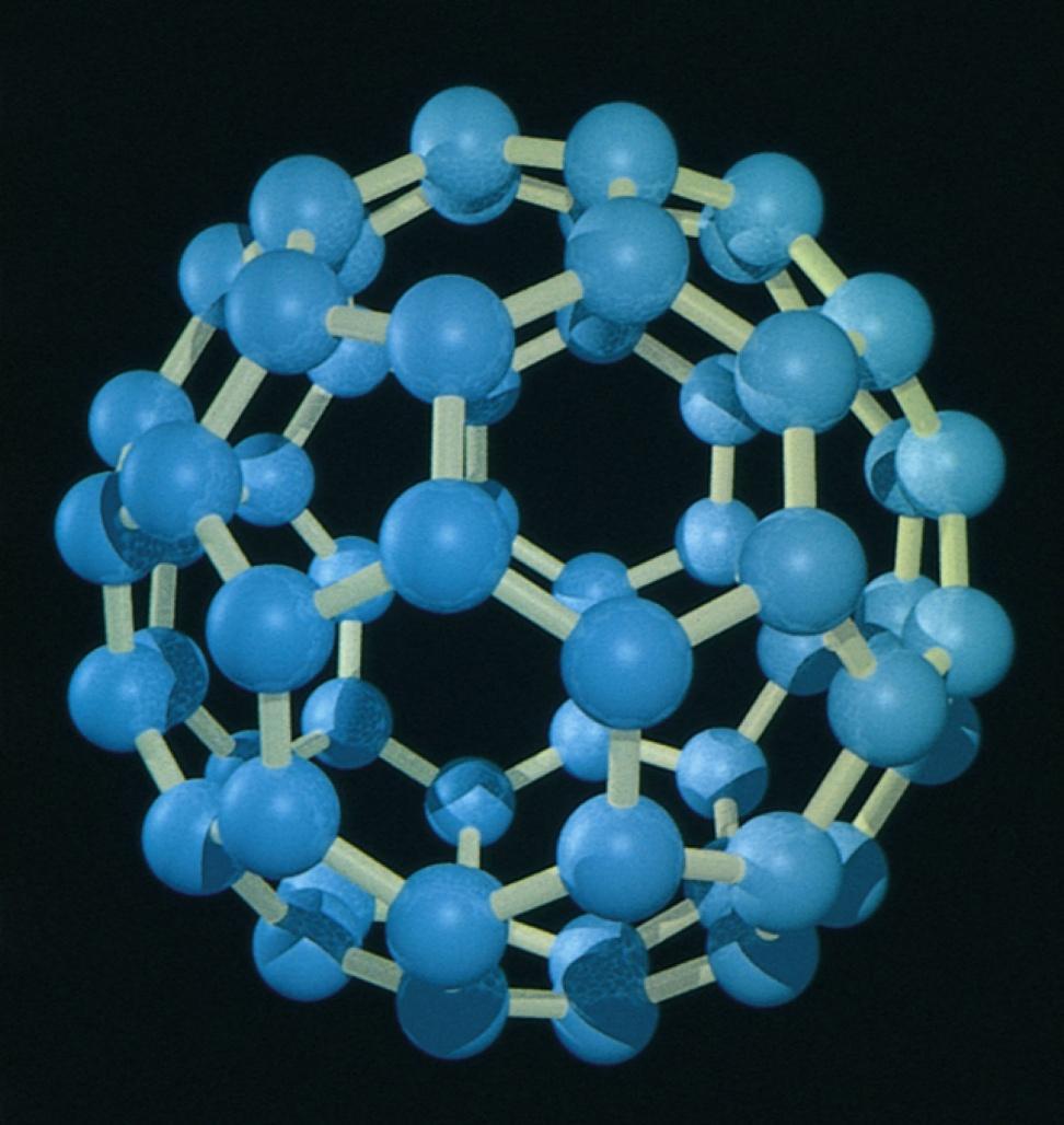 Δεύτερο παράδειγμα με άνθρακα Το μόριο buckminsterfullerene Ο άνθρακας σχηματίζει πολλούς