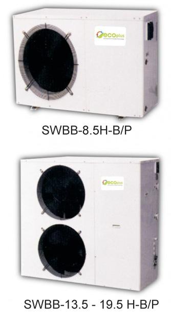 SWBB ΑΝΤΛΙΑ ΘΕΡΜΟΤΗΤΑΣ ΨΥΞΗΣ - ΘΕΡΜΑΝΣΗΣ (ΕΩΣ 60 ο C) ΜΕ ΑΝΑΚΤΗΣΗ ΓΙΑ ΖΝΧ Αντλία θερμότητας αέρα-νερού ecoplus SWBB, με δυνατότητα ανάκτησης θερμότητας από ενσωματωμένο εναλλάκτη για παραγωγή ΖΝΧ.