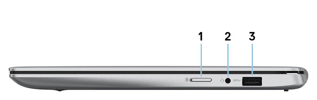 1 Gen 1 (Type-C) / DisplayPort Συνδέστε περιφερειακά όπως εξωτερικές συσκευές αποθήκευσης, εκτυπωτές και εξωτερικές οθόνες. Παρέχει ταχύτητες μεταφοράς δεδομένων έως 5 Gbps.