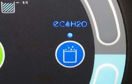 ΛΕΙΤΟΥΡΓΙΑ ΚΟΥΜΠΙ ec-h2o (ΕΠΙΛΟΓΗ) Το κουμπί ec- H2O ενεργοποιεί το σύστημα ec-h2o όταν είναι ενεργοποιημένο το πλήκτρο καθαρισμού ενός σταδίου.