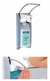 Εξοπλισμός BODE BODE Eurodispenser 1 plus Για την εφαρμογή αντισηπτικού χεριών, λοσιόν πλυσίματος και περιποίησης του δέρματος Κατάλληλο για φιάλες BODE των 500 ml ή 1 l Εύκολη αντικατάσταση αντλίας