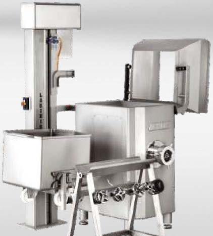 knives. Has the ability to run with 2 speeds for fast and better product process.