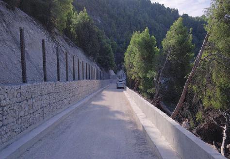 Ο δρόμος των Εγκρεμνών. Συνολικού προυπολογισμού 7.300.000.