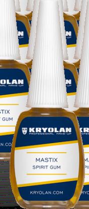 SPIRIT GUM 12ML/50ML 8,00/ 19,00 HYDRO MASTIX 12ML/50ML Για τοποθέτηση μουστάκια, γενειάδες και περούκες