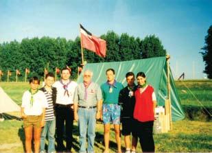 delegaciis xelmzrvaneli iyo saqartvelos skautebis meore prezidenti irakli Todua.