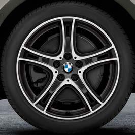 Για την BMW Σειρά 1 (F20/F21) και την BMW Σειρά 2 (F22/F23). Οικονομία καυσίμου: Ε/Ε, Πρόσφυση σε βρεγμένο οδόστρωμα: C/C, Εξωτερικός θόρυβος κύλισης: 68 db/67 db (κατηγοριοποίηση θορύβου: 1/1). 2.077, 00 Σετ τροχών BMW M Performance με διπλές ακτίνες 624M, σε ματ μαύρο, με φρεζαρισμένη επιφάνεια.