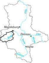 3.2.3.23 17 Bode von Quelle bis oberhalb Großer Graben Gebietsbeschreibung Der Betrachtungsraum 17 Bode von Quelle bis oberhalb Großer Graben liegt im Westen des Bundeslandes. Auf einer Fläche von 1.