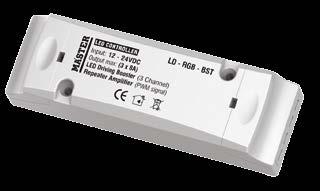 LD-RGB-DMX LED CONTROLLER DMX-512 (3 Channel) RGB Δυνατότητα ελέγχου μέσω πρωτόκολλου επικοινωνίας DMX-512.