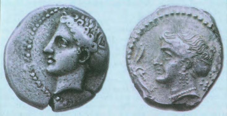 Νόμισμα από τη Σινώπη του Πόντου δαφος της περιοχής (ασήμι, χαλκός, σίδηρος) αξιοποιήθηκαν με τον καλύτερο τρόπο προς όφελος και των δύο συναλλασσόμενων πλευρών.