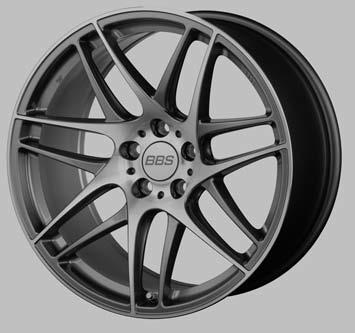 BBS CX-R anthrazit, schwarz & weiß 8.5 x 19 32 5x120 35 5x110/5x112 9.