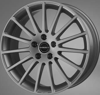 BORBET LS ** 6.5 x 15 15 4x108 24 4x108 35 4x98/4x100/4x108/5x98/5x100 40 4x100/4x114.3/5x108/5x110/5x112/5x114.3 45 5x114.