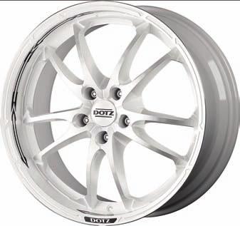 3 (nur gold) Lackierungen: nur schwarzpoliert, * auch in weisspoliert, in allen Lackier. DOTZ Tupac schwarz- & weisspoliert 8 x 17 28 5x112 schwarz 32 5x100 35 5x112/5x120 38 5x114.