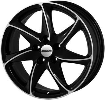 RONAL R 51 & R 51T titansilber & schwarz/fr.po. + SUV 6.5 x 15 25 4x108 35 4x98/5x110 38 4x100/5x100/5x112 42 4x108/5x108 /5x114.