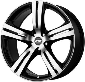 5 x 19 15 5x120 20 5x108/5x112 30 5x112 35 5x110/5x120 40 5x108/5x112/5x114.3/5x115 ATS Pegasus diamantschwarz/frontpo. + SUV 7.