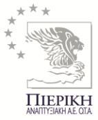 επιχειρηματικότητας και ανταγωνιστικότητας της περιοχή