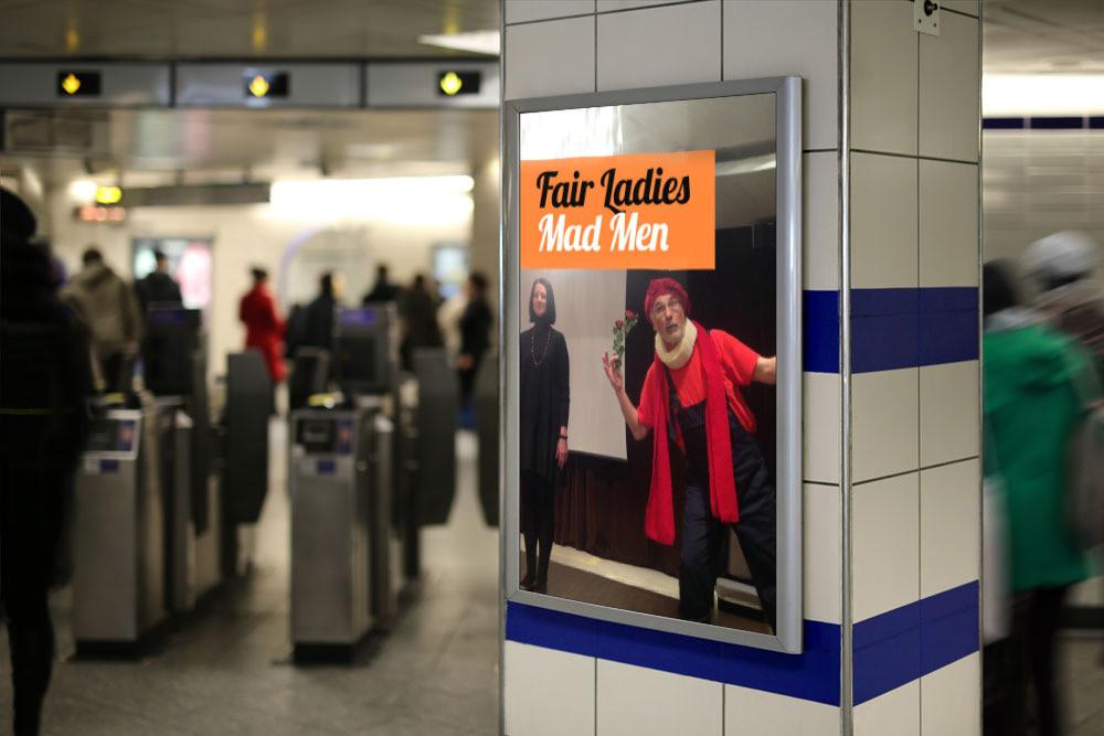 17:00 The English Language Voice Theatre Presents Fair Ladies, Mad Men. In our new show we focus on formidable women finding their place and their voice in a male-dominated world.