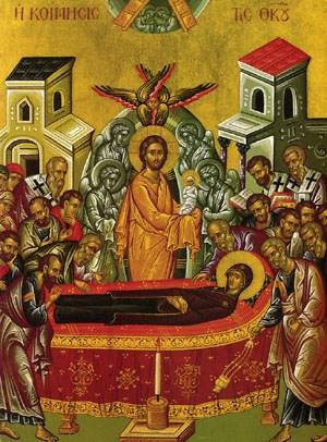 August 18, 2019 9th Sunday of Matthew The Dormition of our Most Holy Lady the Theotokos and Ever Virgin Mary Floros & Lauros the Monk-martyrs of Illyria Hermos the Martyr, Leontus the martyr John &