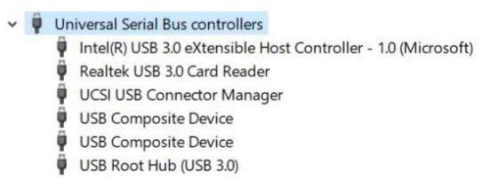 την εγκατάσταση Πρόγραμμα οδήγησης USB Επαληθεύστε ότι τα