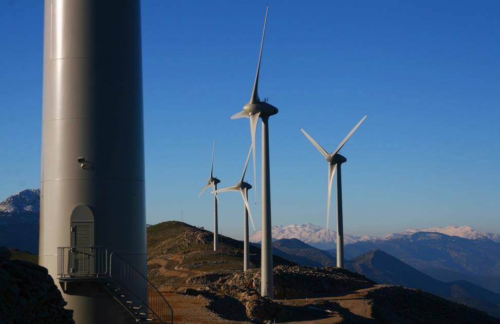 Ανανεώσιμες Πηγές Ενέργειας - EBITDA ωθούμενο από την αυξημένη εγκατεστημένη ισχύ Ενημέρωση για την Αγορά Αιολικό Πάρκο Κτενιά, Πελοπόννησος, Ελλάδα Βασικά στοιχεία Σήμερα, διαθέτει συνολικά