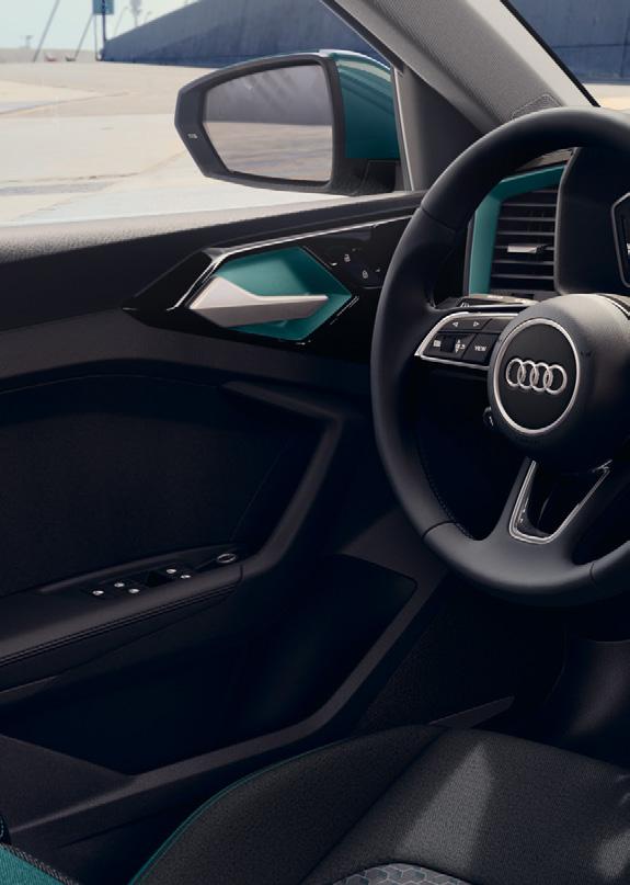 Το νέο Audi A1 Sportback αφήνει στον ιδιοκτήτη του αρκετή ελευθερία στη διαμόρφωσή του.
