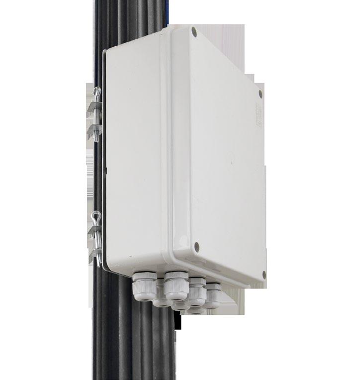 3af 2 θύρες UPLINK 10/100 Mb/s Κυτίο: IP56 με αντισταθμιστή