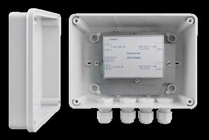 Extender PoE Extender Extender σε στεγανά κυτία