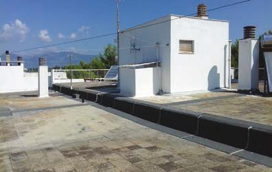 BLOCK είναι η θερμομόνωση, η στεγάνωση της ταράτσας, καθώς και αξιοσημείωτη