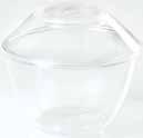 0138 Rounded small bowl No1 in transparent color code 0138
