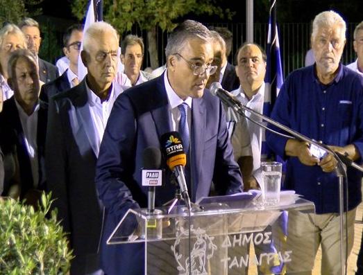 4 ΣΚΥΤΑΛΗ Πραγματοποιήθηκε η τελετή ορκωμοσίας της νέας Δημοτικής Αρχής του Δήμου Τανάγρας Σε μια βαρυσήμαντη τ ε λ ε τ ή ορκωμοσίας που έλαβε χώρα, με την παρουσία πλήθους κόσμου, στην Τανάγρα