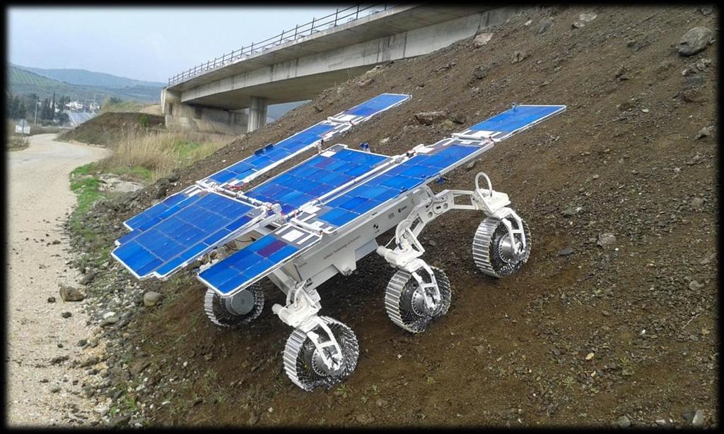 ΔΟΚΙΜΕΣ ΜΕ ΤΡΟΦΟΔΟΣΙΑ ΑΠΟ ΗΛΙΑΚΟΥΣ ΣΥΛΛΕΚΤΕΣ Το rover είναι επίσης εξοπλισμένο με ηλιακούς