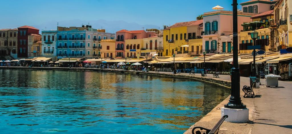 Venetian houses around its picture-perfect Old Harbour.