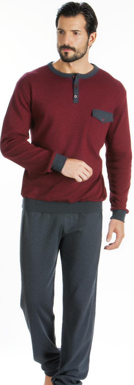 36 men s PYJAmAs 70652: Color > 100 ΜΑΡΙΝ-NAVY, 431 ΜΠΟΡΝΤΩ/BORDEAUX Size M-XXL Comp>90% COTTON -10% NYLON PUNTO DI ROMA 70646: Color > 100