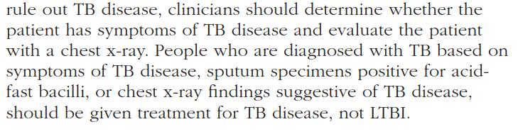 Treatment of Latent Tuberculosis