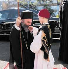 Αρχιεπίσκοπος Αυστραλίας κ.κ. Μακάριος πραγματοποίησε την πρώτη ποιμαντική επίσκεψή του στην ενορία του Αγίου Στυλιανού, στην περιοχή Γκαϊμία, την Πέμπτη, 18 Ιουλίου.