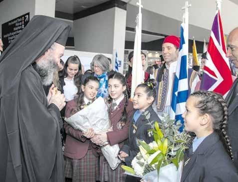 AUGUST 2019 The Greek Australian VEMA ΤΟ ΒΗΜΑ 3/19 Archbishop Makarios at 11 am on Saturday 3 August to the city with the highest concentration of Greeks in the country tortured and, possibly,