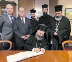 In his meetings with MPs, senior government officials, as well as with the Speaker of Parliament, His Eminence raised issues concerning the relationship between the Orthodox