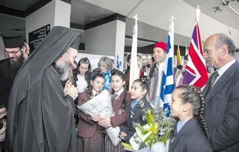 «Ένα κομμάτι της Ελλάδος, λοιπόν, είστε και εσείς που ξενιτευτήκατε και ευρεθήκατε εδώ στην Αυστραλία και στην ελληνικότατη Μελβούρνη», συνέχισε, «όπου προκόψατε και προοδεύσατε, αλλά και μεταφέρατε