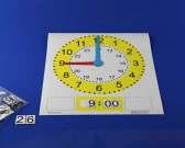> Μαγνητικό Ρολόι Πίνακα 16,90 (πλέον ΦΠΑ) Κωδικός: 190110 5+ Με το Ρολόι αυτό μπορείτε να δείξετε σε όλη τη τάξη την ώρα αφού είναι αρκετά μεγάλο σε διαστάσεις (36 x 29