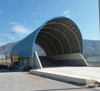 7. 4 Σταθμοί αποχιονισμού (ΣΑ) ΣΑ Μεσολογγίου στη ΧΘ 31+548 ΣΑ Αμφιλοχίας στη ΧΘ 100+560 ΣΑ Φιλιππιάδας, στη ΧΘ 154+130 ΣΑ Τερόβου στη ΧΘ 194+870 Τα τμήματα του Έργου, διαιρούνται σε πέντε (5)