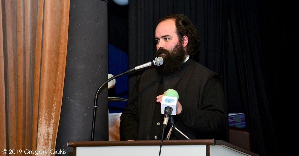 Αρχιμανδρίτης Γεώργιος Σιώμος στην ομιλία του