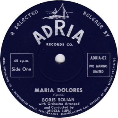 SIC BY HUNGARIAN-BORN GYURI PATKO (GEORGE PIKLER, 1910 2011). AIDA WAS PRESSED BY COLUMB