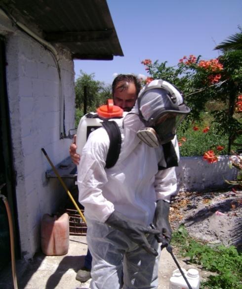 Εςωτερικοί υπολειμματικοί ψεκαςμοί (Indoor residual spraying, IRS) Επιτιρθςθ IRS 2012: δυο IRS (Λοφλιο και επτζμβριο) με 81% κάλυψθ