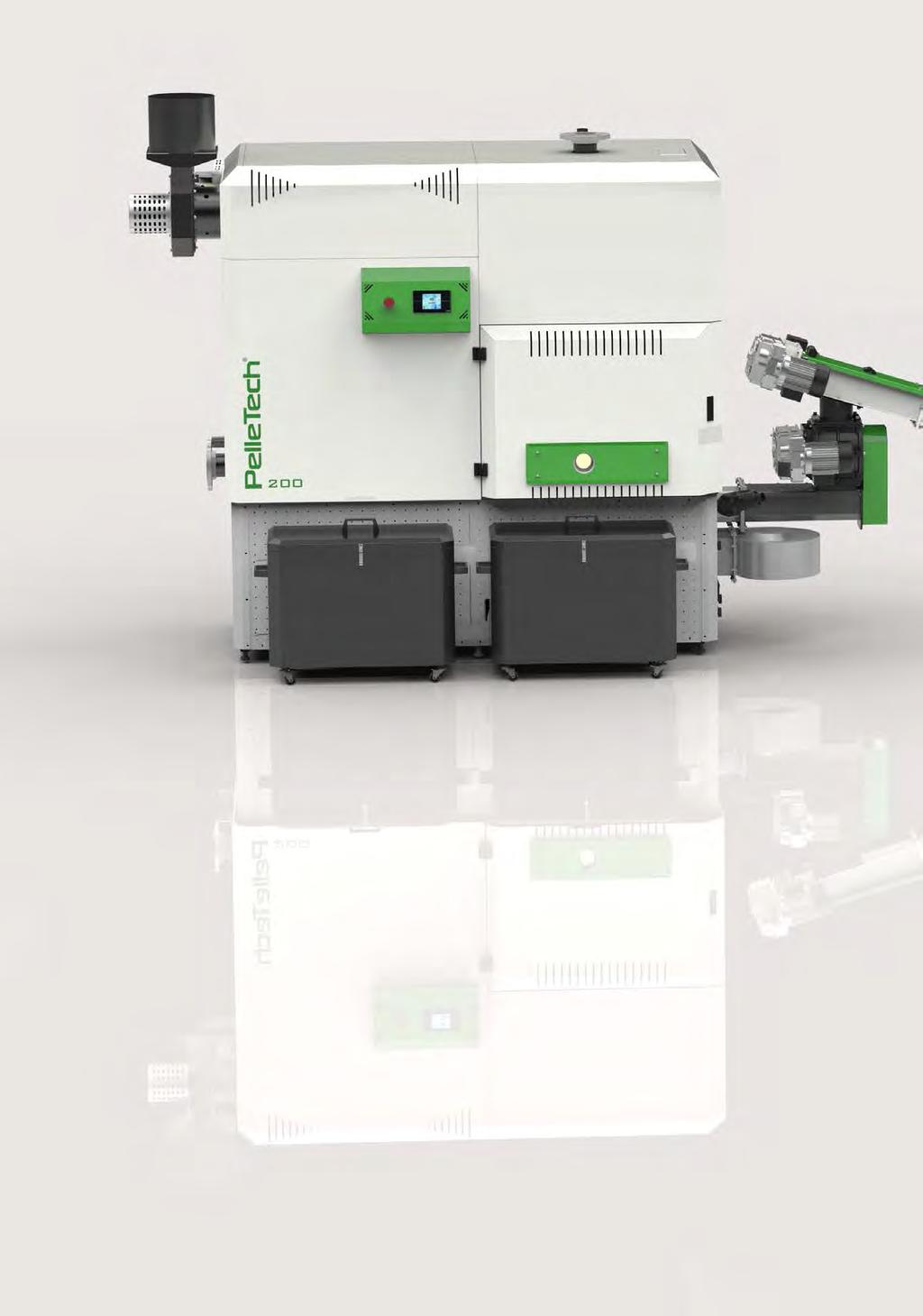 14 Industrial boilers PelleTech Idro pellet and wood chip boilers from Camino Design set new standards regarding convenience, efficiency and safety of heating with Biomass fuels.