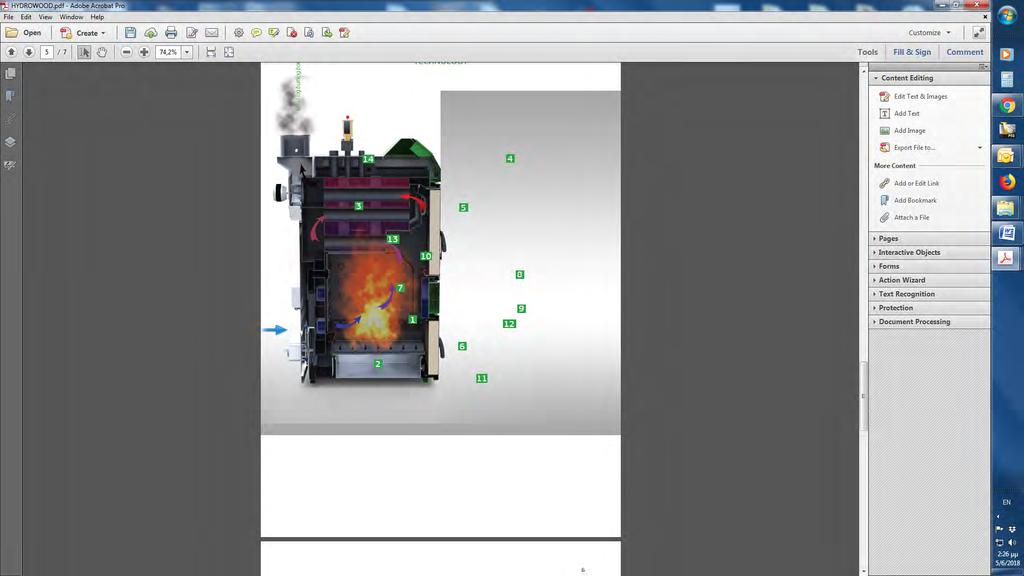 gas extraction fan Electrically controlled combustion air