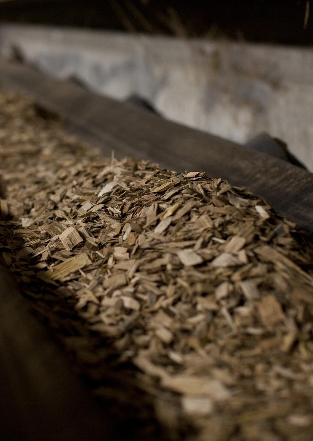 What are the advantages of wood pellets over wood chips or other forms of wood as heating fuel?