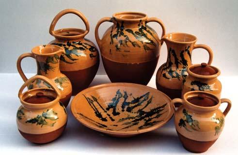 Glazed Pottery of Lapithos Old and new (today s) glazed pot impervious to