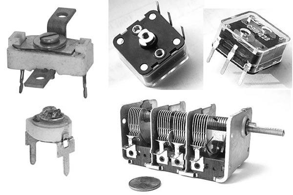 Capacitores variáveis (trimmers e variáveis) NEWTON C.