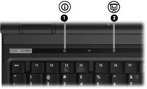 3 Κουµπιά γρήγορης εκκίνησης HP Χρησιµοποιήστε τα κουµπιά HP Quick Launch για το άνοιγµα εφαρµογών που χρησιµοποιείτε συχνά.